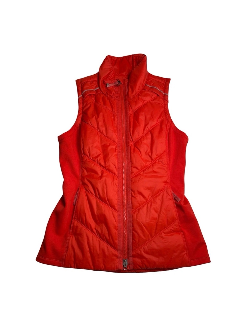 Athleta Rock Ridge Primaloft Women's Orange Vest Medium Outdoors